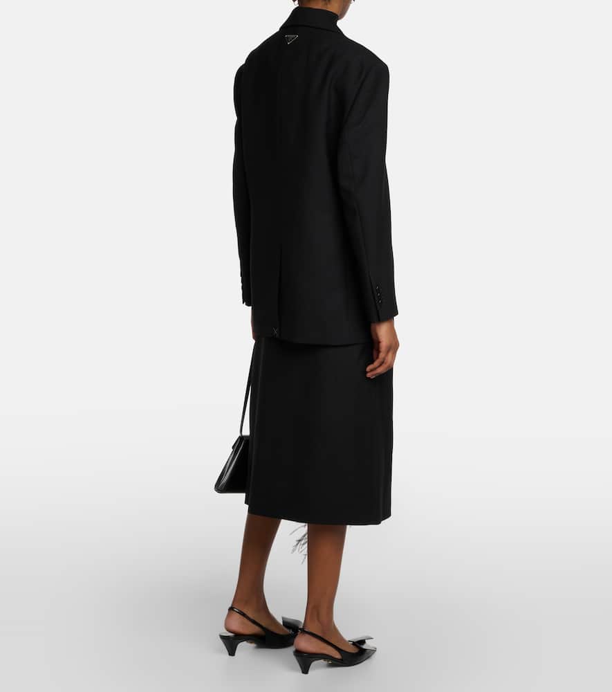 Prada Blazer Jacket In Black