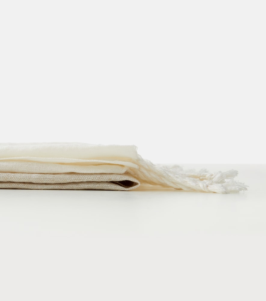  Brunello Cucinelli Brunello Cucinelli Linen Throw 