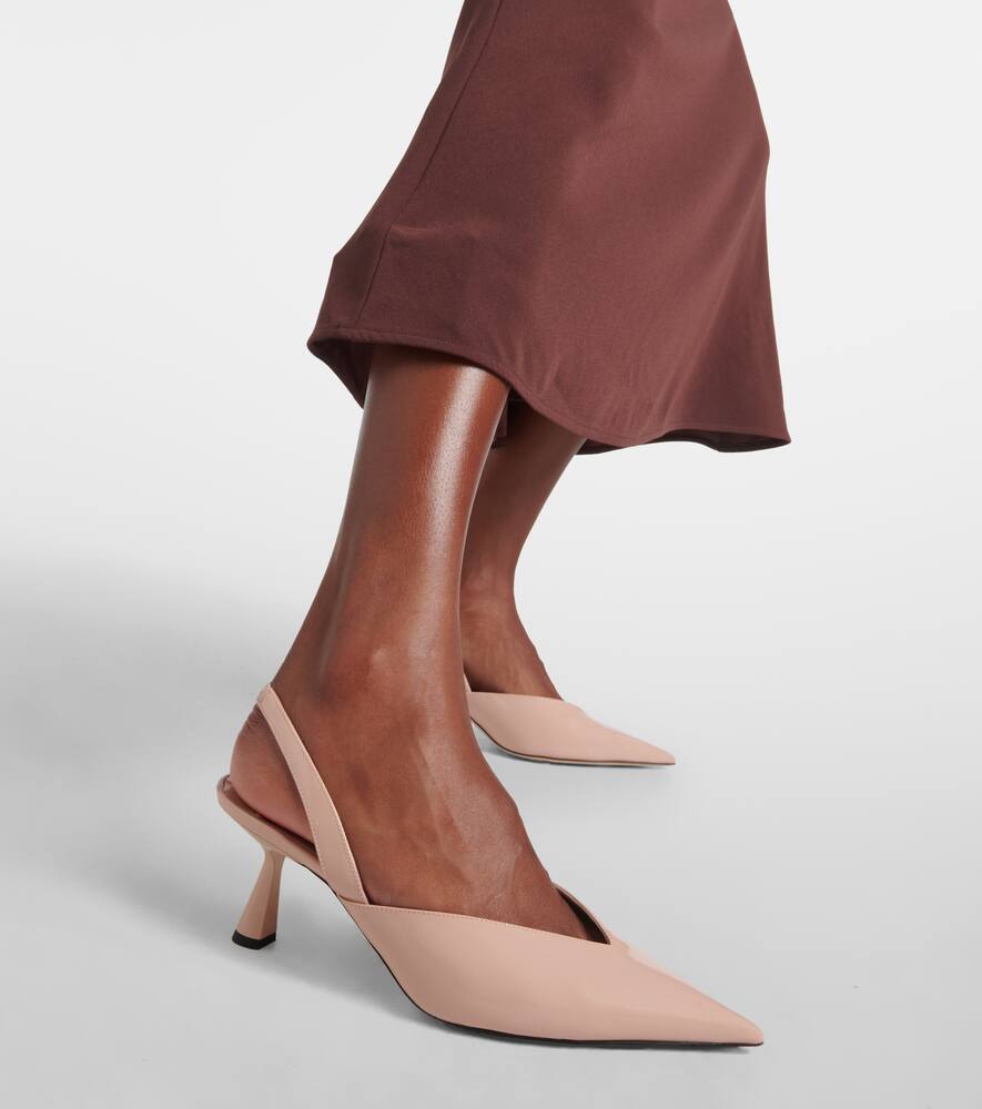 Jimmy Choo Maryanne 65 Leather Slingback Pump In Pink