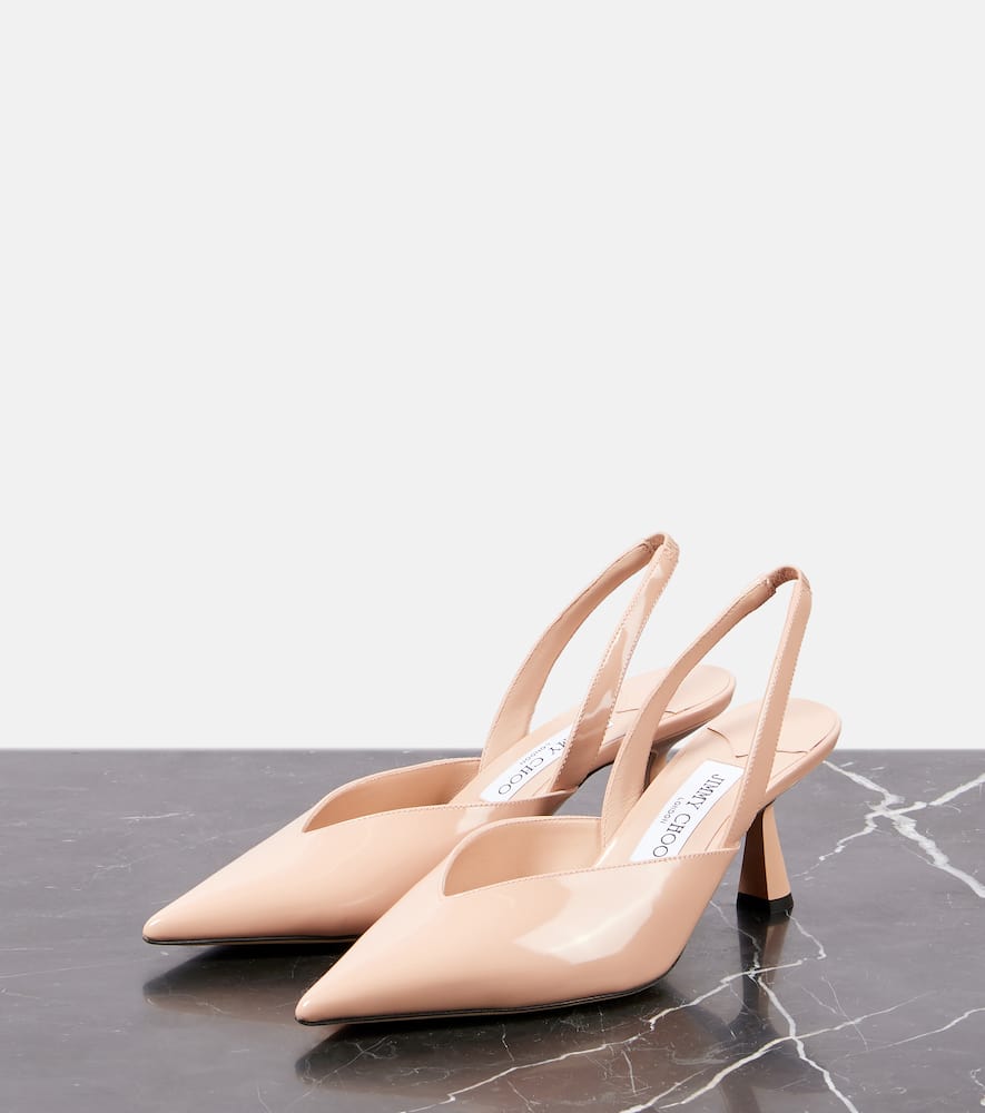 Jimmy Choo Maryanne 65 Leather Slingback Pump In Pink