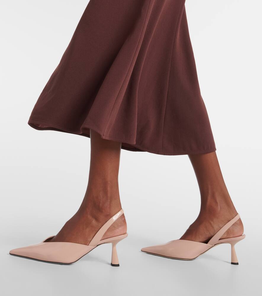 Jimmy Choo Maryanne 65 Leather Slingback Pump In Pink