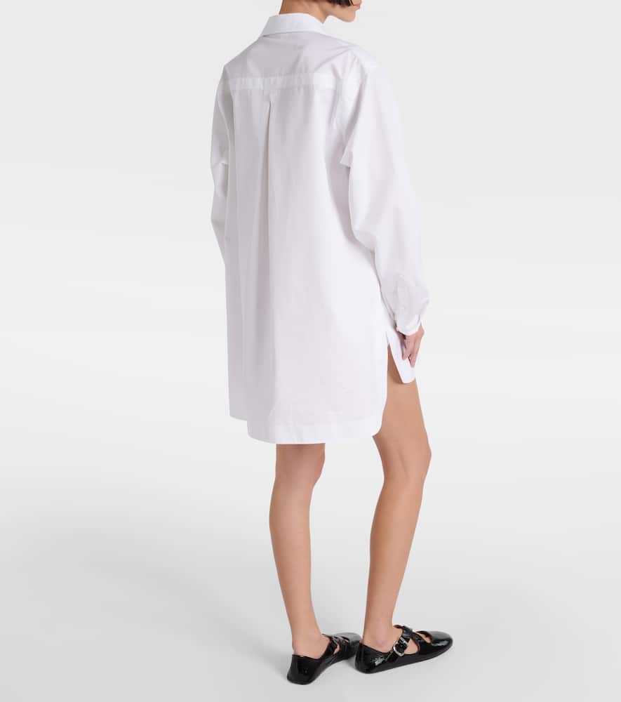 ワンピース ALAIA COTTON CHEMISIER MINI DRESS ALAÏA - Cotton Chemisier Mini Dress ALAÏA