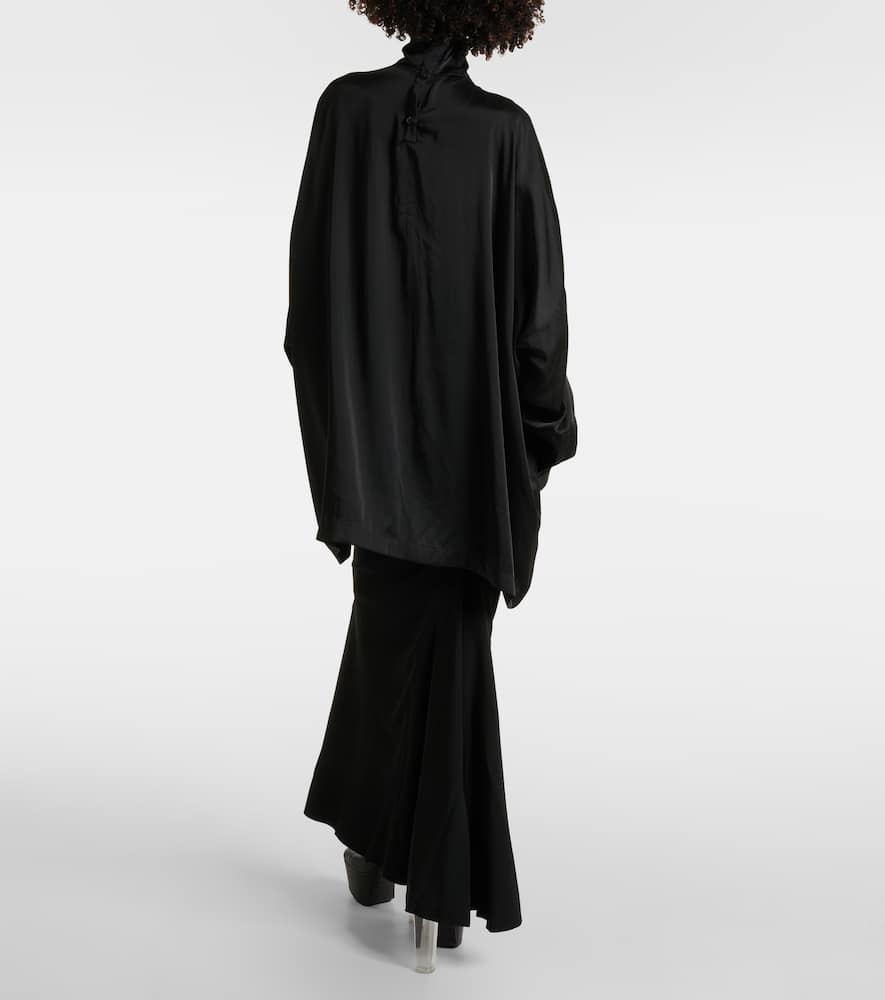 Rick Owens Oversized Top In Black