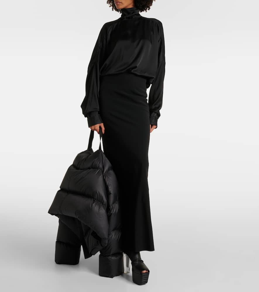 Rick Owens Oversized Top In Black