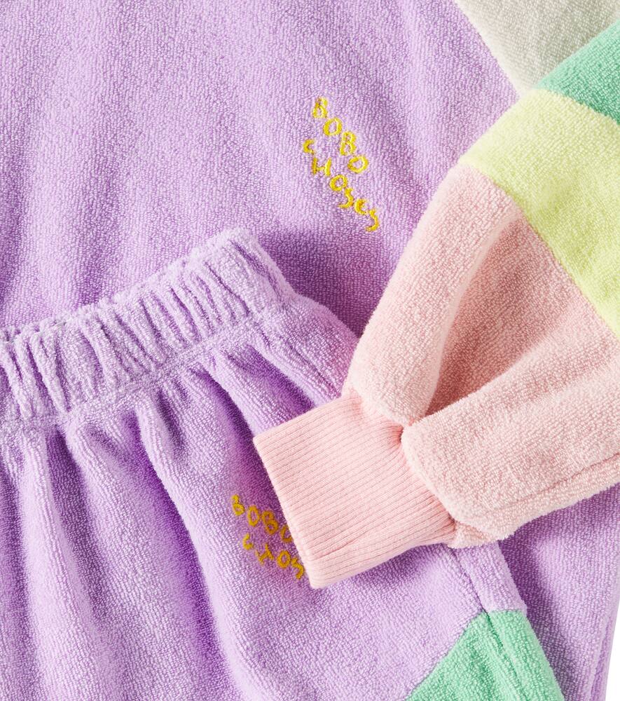 Bobo Choses Baby Set Lila Aus Sweatshirt Und Jogginghose In Multicolor