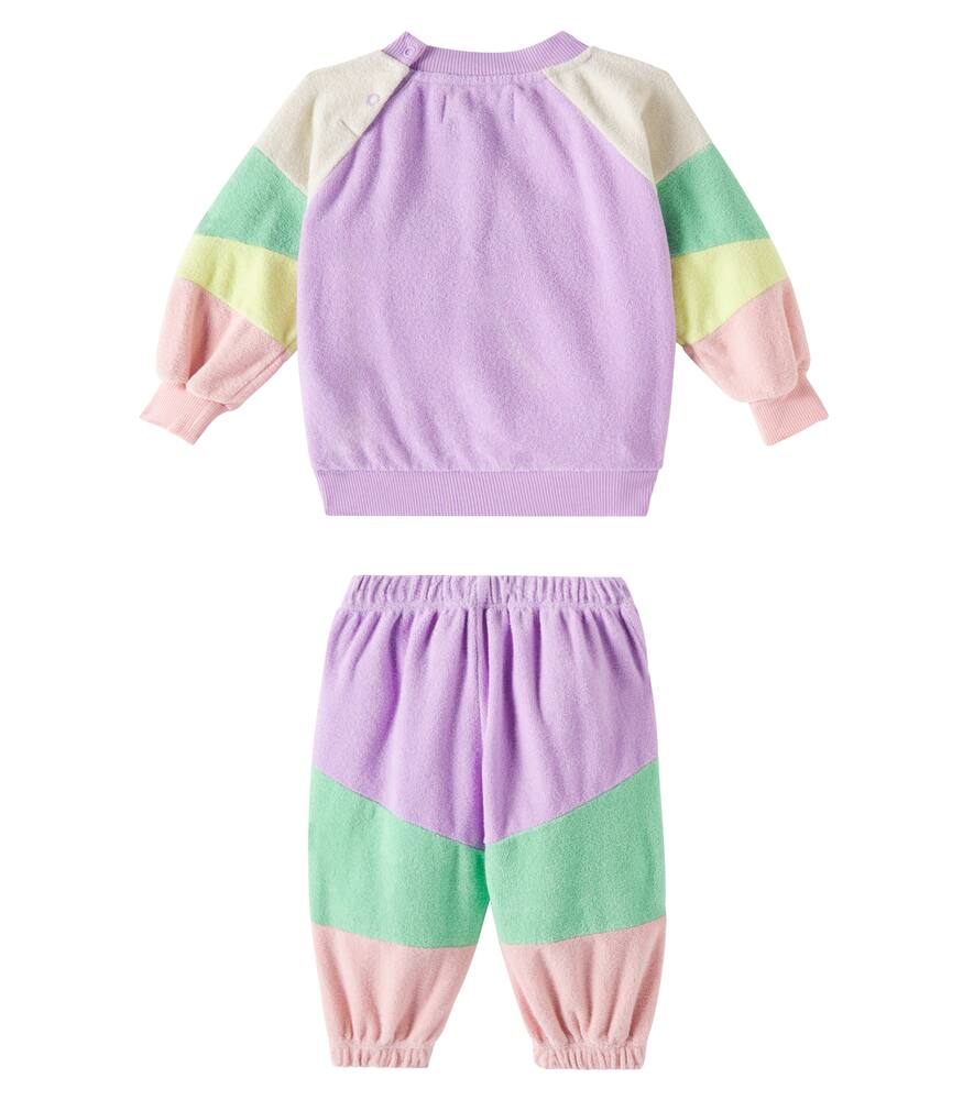 Bobo Choses Baby Set Lila Aus Sweatshirt Und Jogginghose In Multicolor