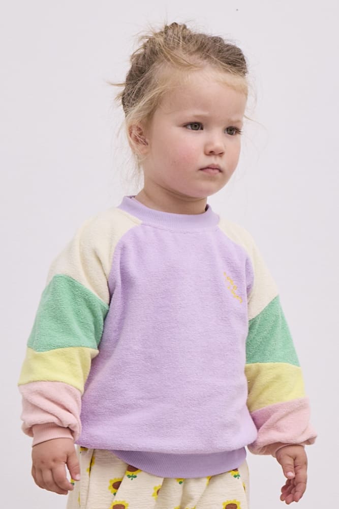 Bobo Choses Baby Set Lila Aus Sweatshirt Und Jogginghose In Multicolor