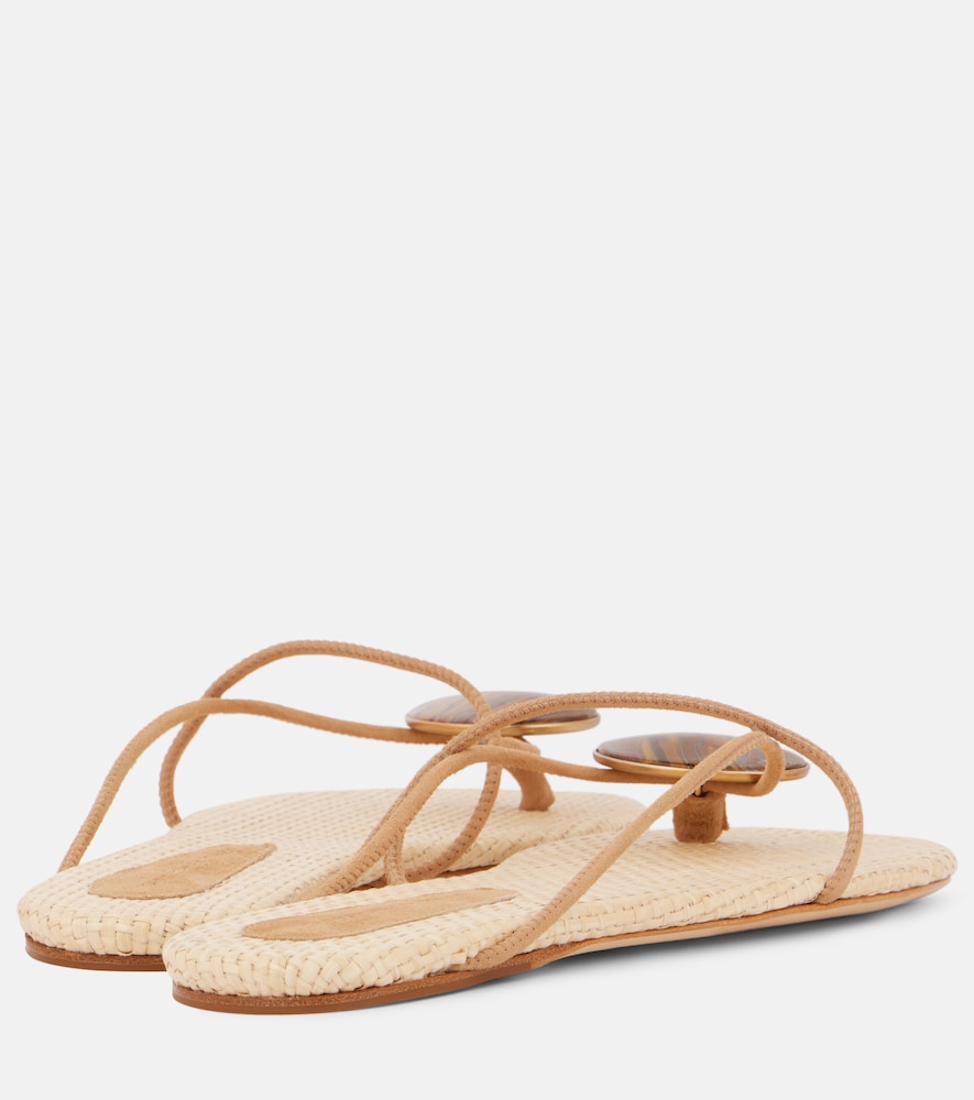  Christopher Esber Christopher Esber Doma Embellished Thong Sandals 