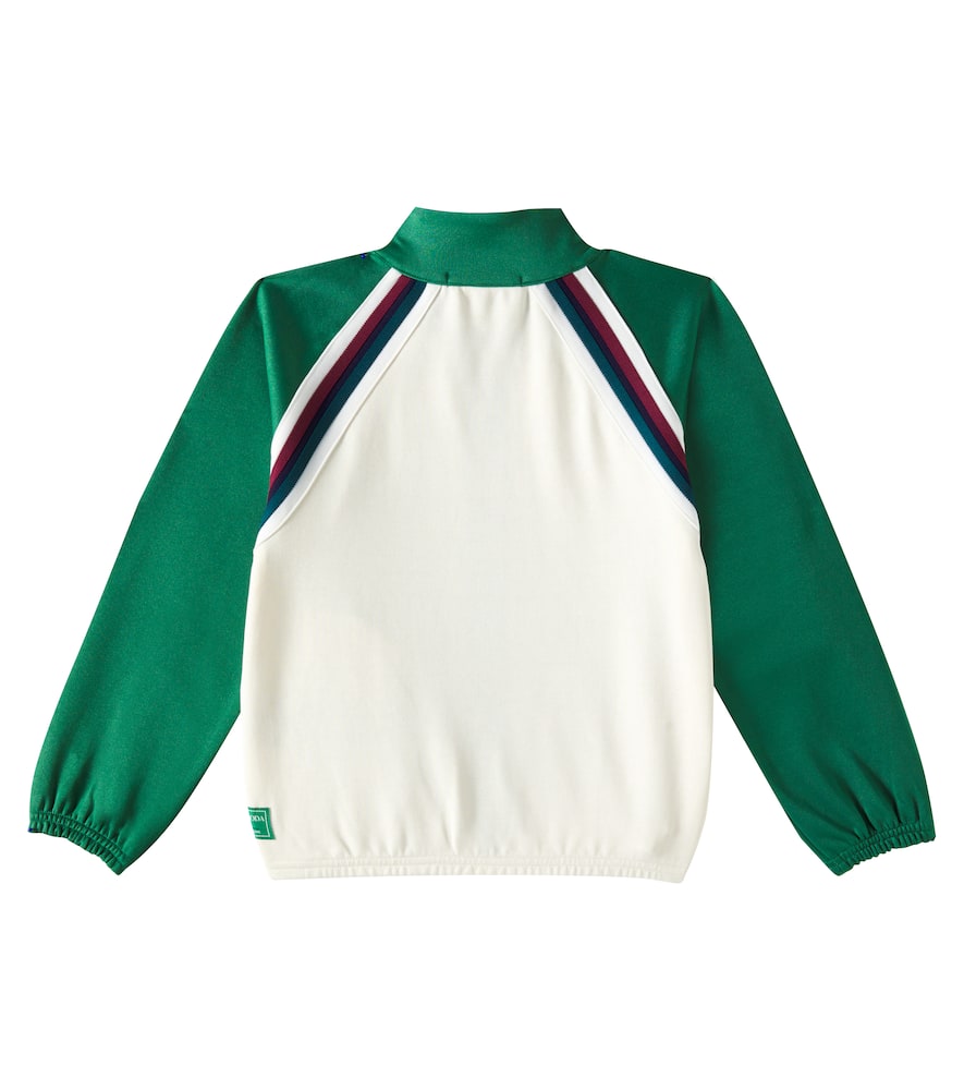 Scotch & Soda Logo Track Jacket In Beige
