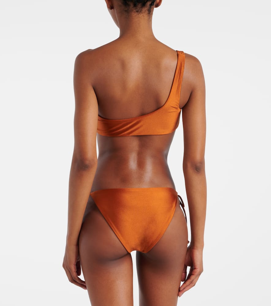 Jade Swim Eliza Bikini Top In Orange