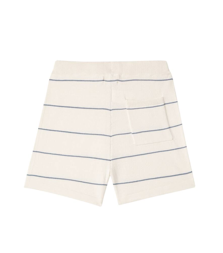 Rylee + Cru Chandler Striped Cotton-blend Shorts