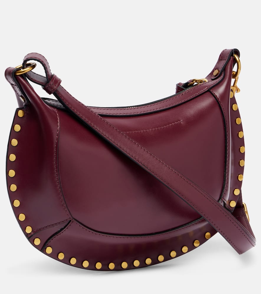 Isabel Marant Oskan Moon Small Leather Shoulder Bag