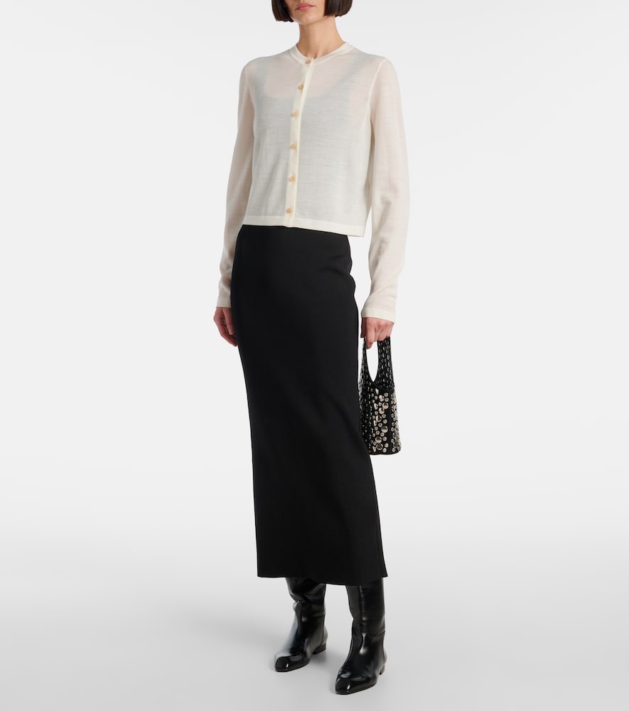  Khaite Khaite Brieta Wool-blend Cardigan 