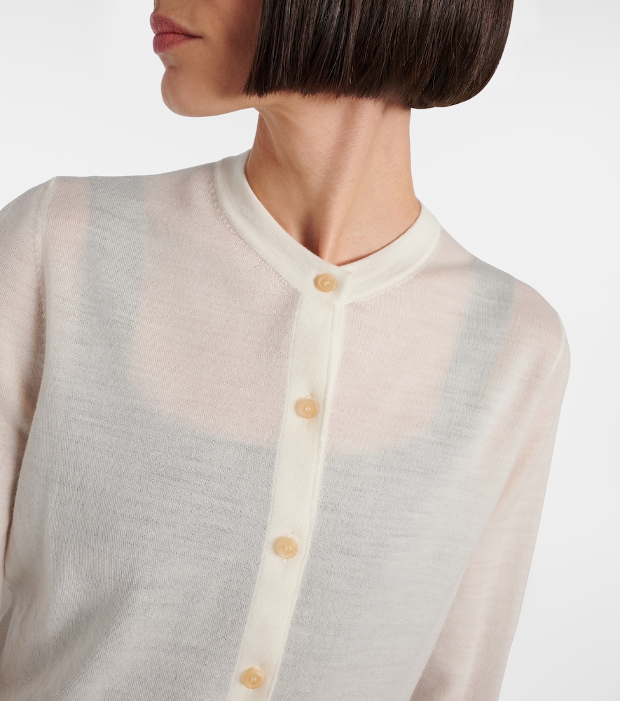  Khaite Khaite Brieta Wool-blend Cardigan 