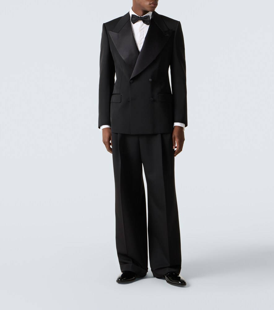 Dolce&gabbana Dolce&gabbana Wool And Silk-blend Gabardine Suit Pants 