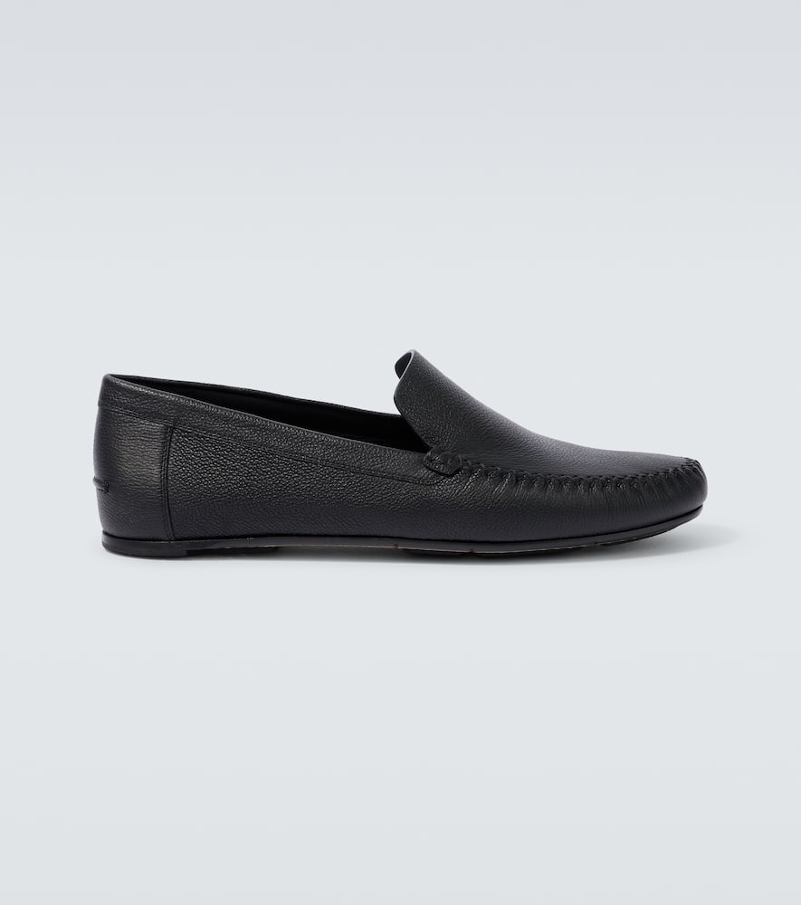 Leather loafers