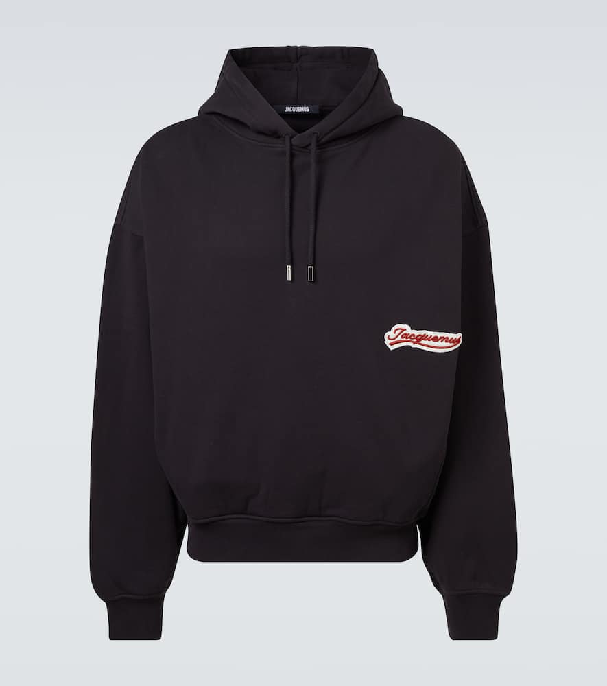 Montaigne logo cotton fleece hoodie