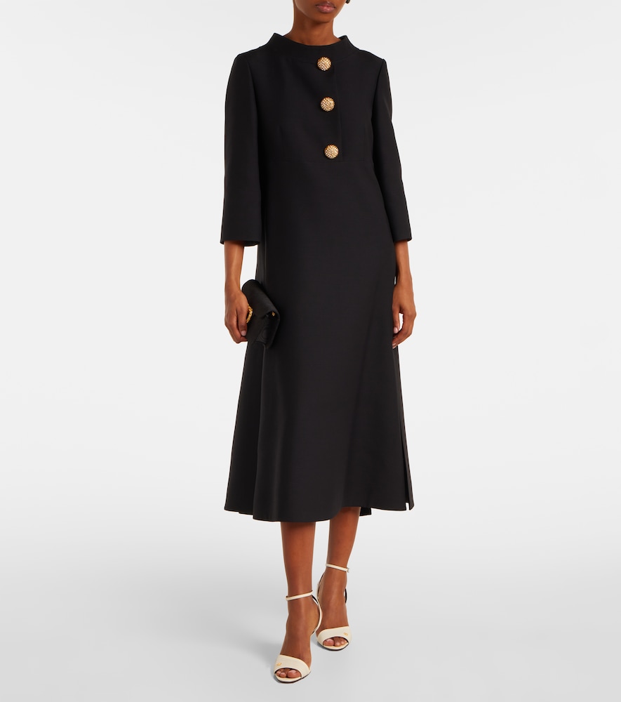  Valentino Valentino Midikleid Aus Crepe Couture 