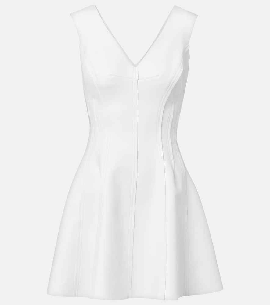 Grace faux leather minidress