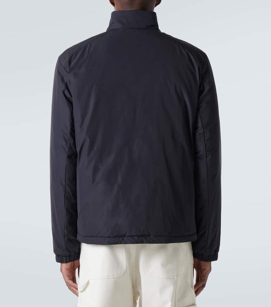 Moncler Epine Tech Down Jacket In Black
