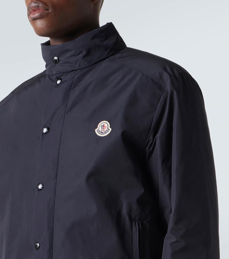 Moncler Epine Tech Down Jacket In Black