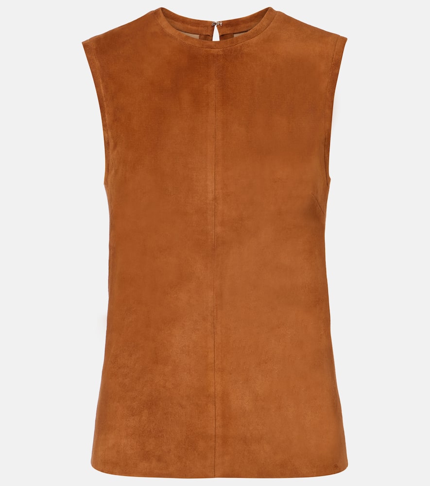 Miuccia suede top
