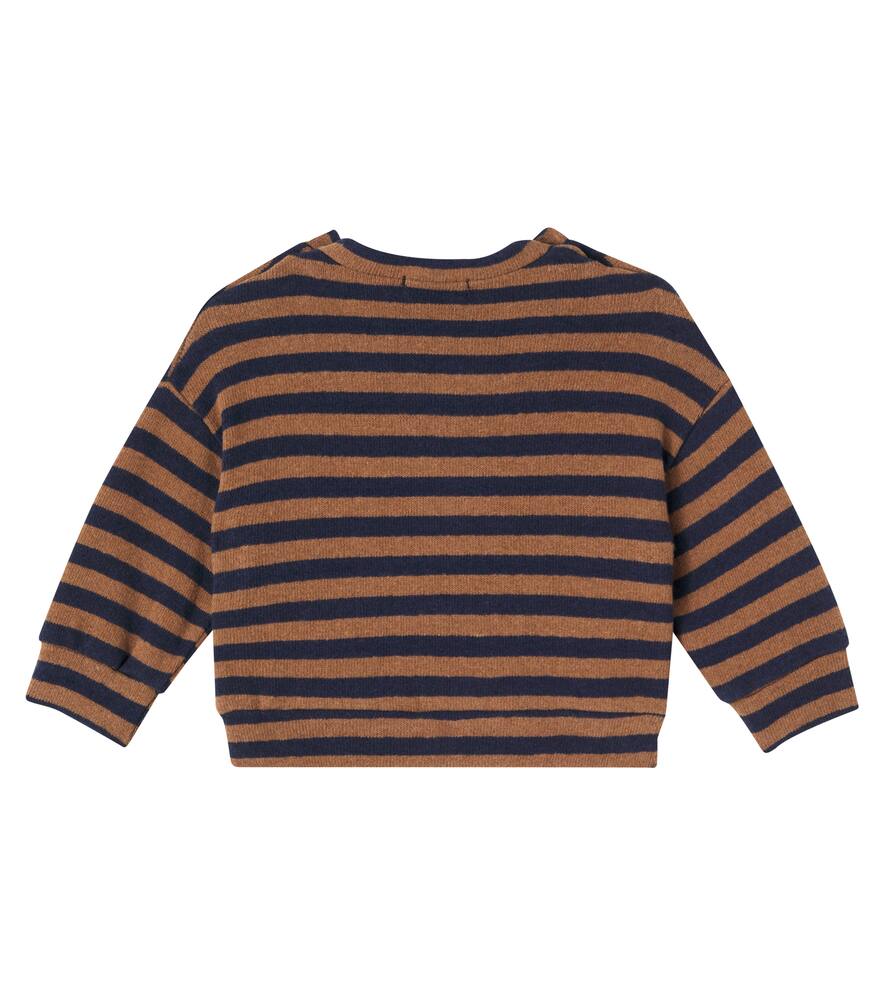 1+ In The Family Baby Dirk Striped Cotton-blend Sweater In Multi