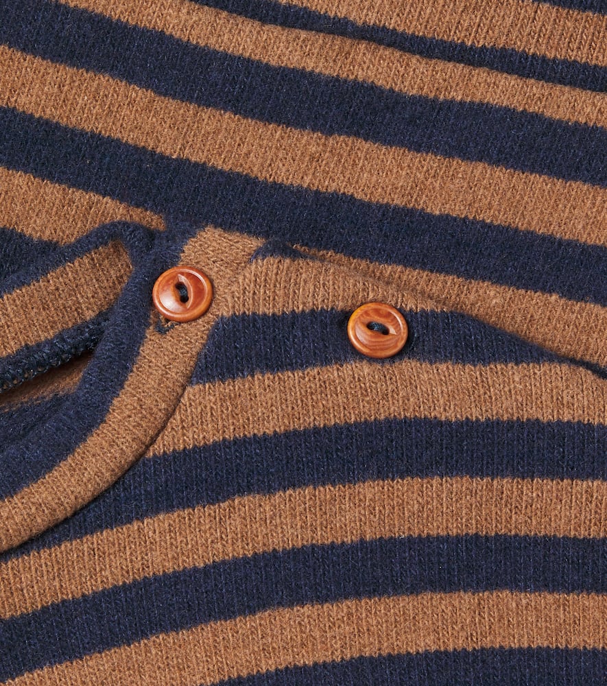 1+ In The Family Baby Dirk Striped Cotton-blend Sweater In Multi