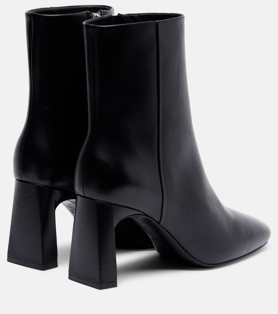  Souliers Martinez Souliers Martinez Karol 80 Leather Ankle Boots 