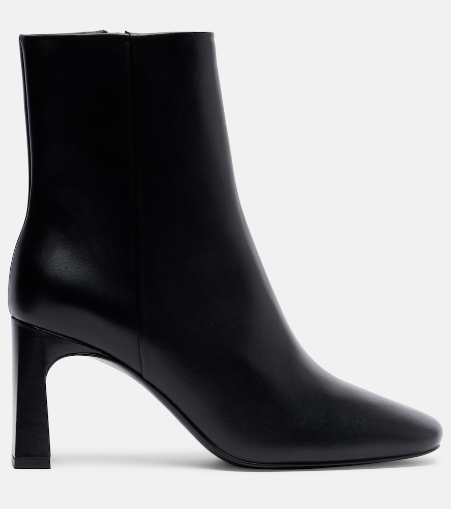  Souliers Martinez Souliers Martinez Karol 80 Leather Ankle Boots 