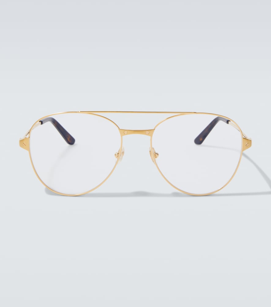 Cartier Eyewear Collection Santos De Cartier aviator glasses