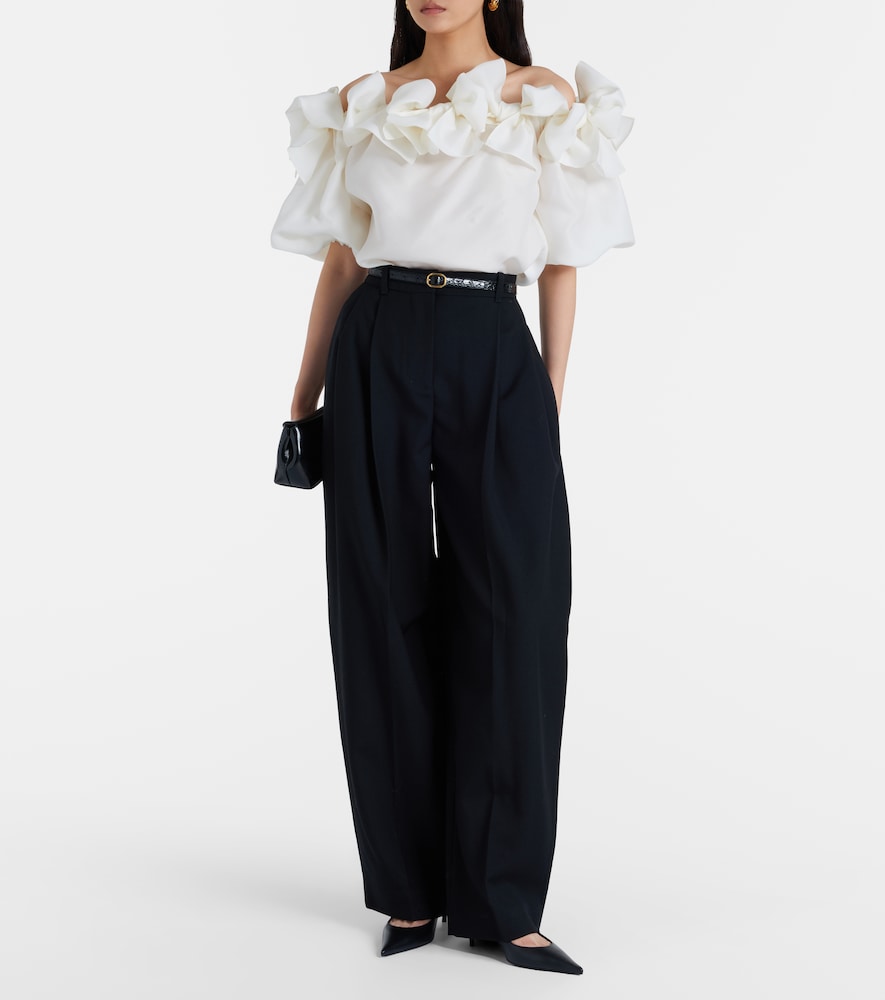  Carolina Herrera Carolina Herrera Off-shoulder-top Aus Seide 
