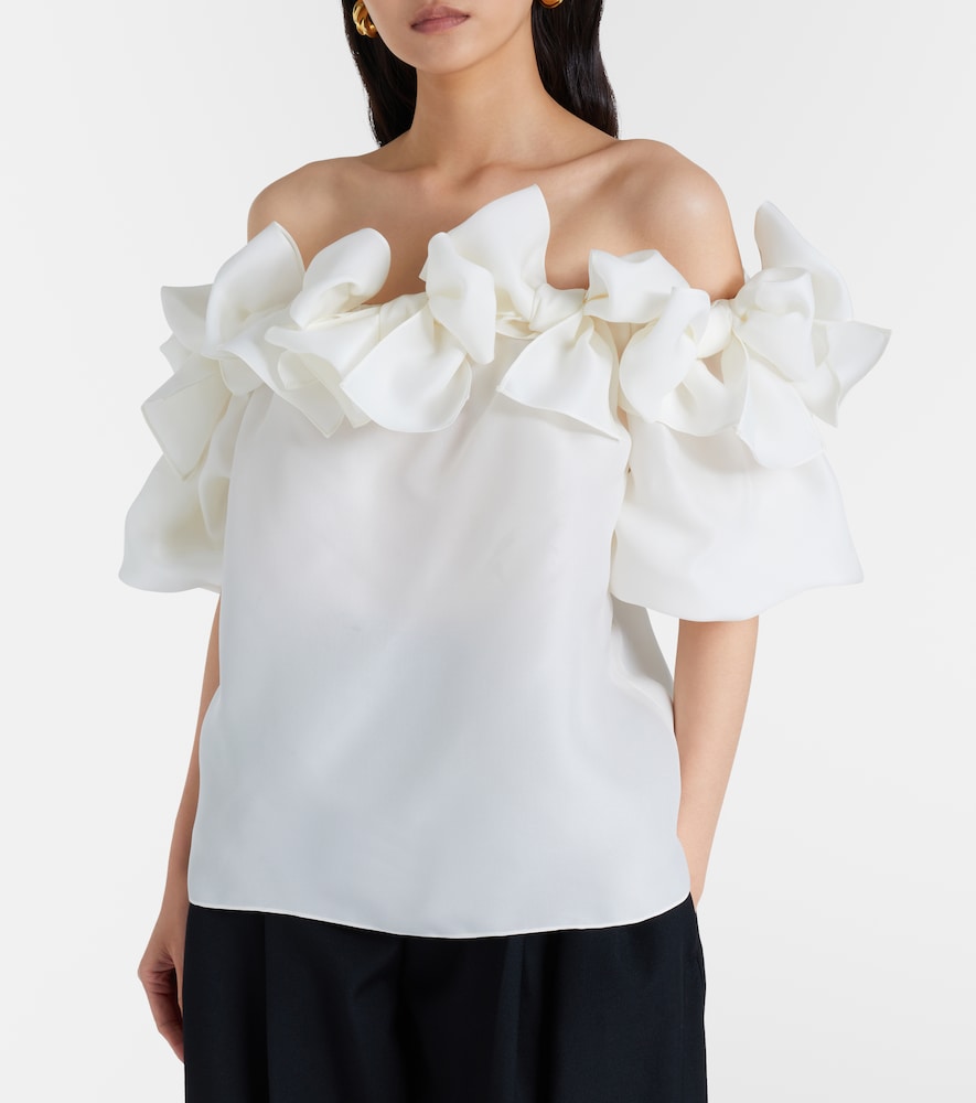  Carolina Herrera Carolina Herrera Off-shoulder-top Aus Seide 