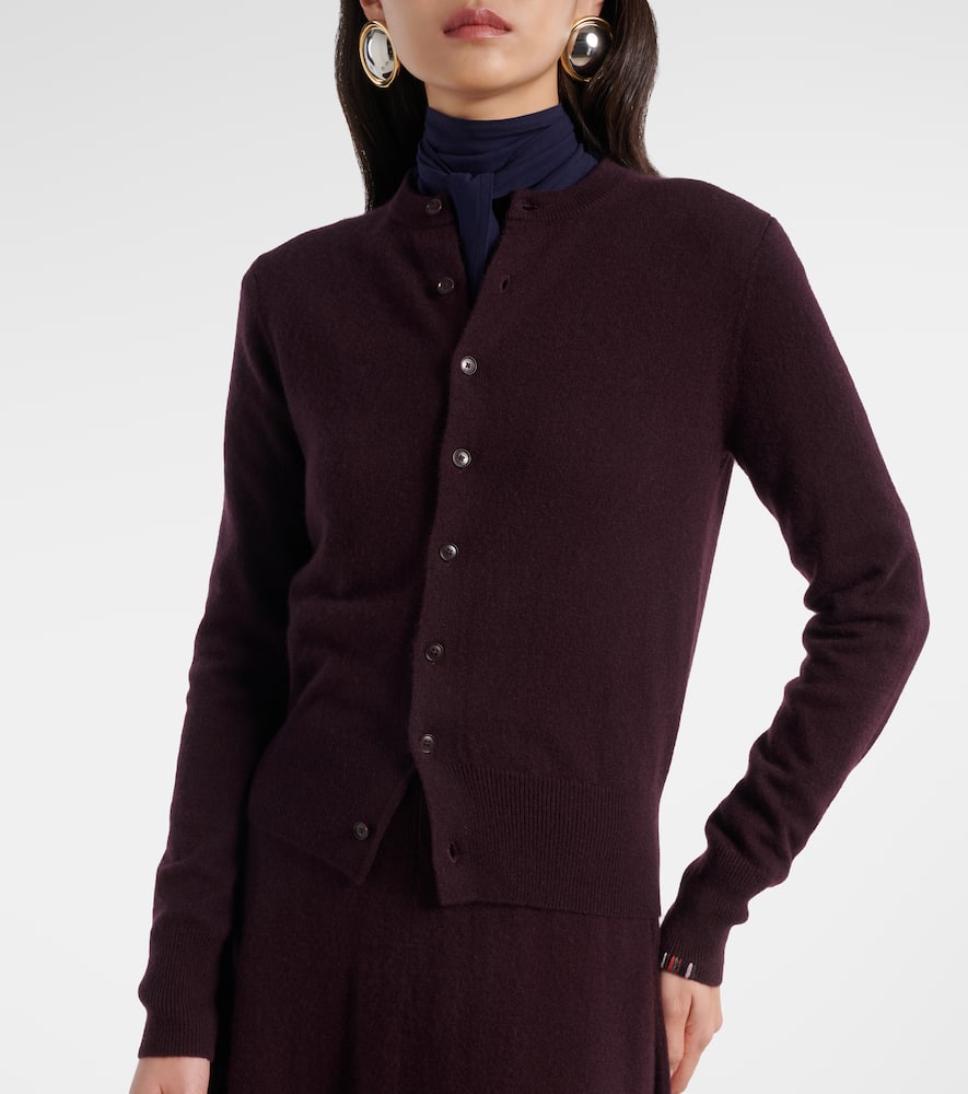 Extreme Cashmere Blouson Cashmere Cardigan In Brown