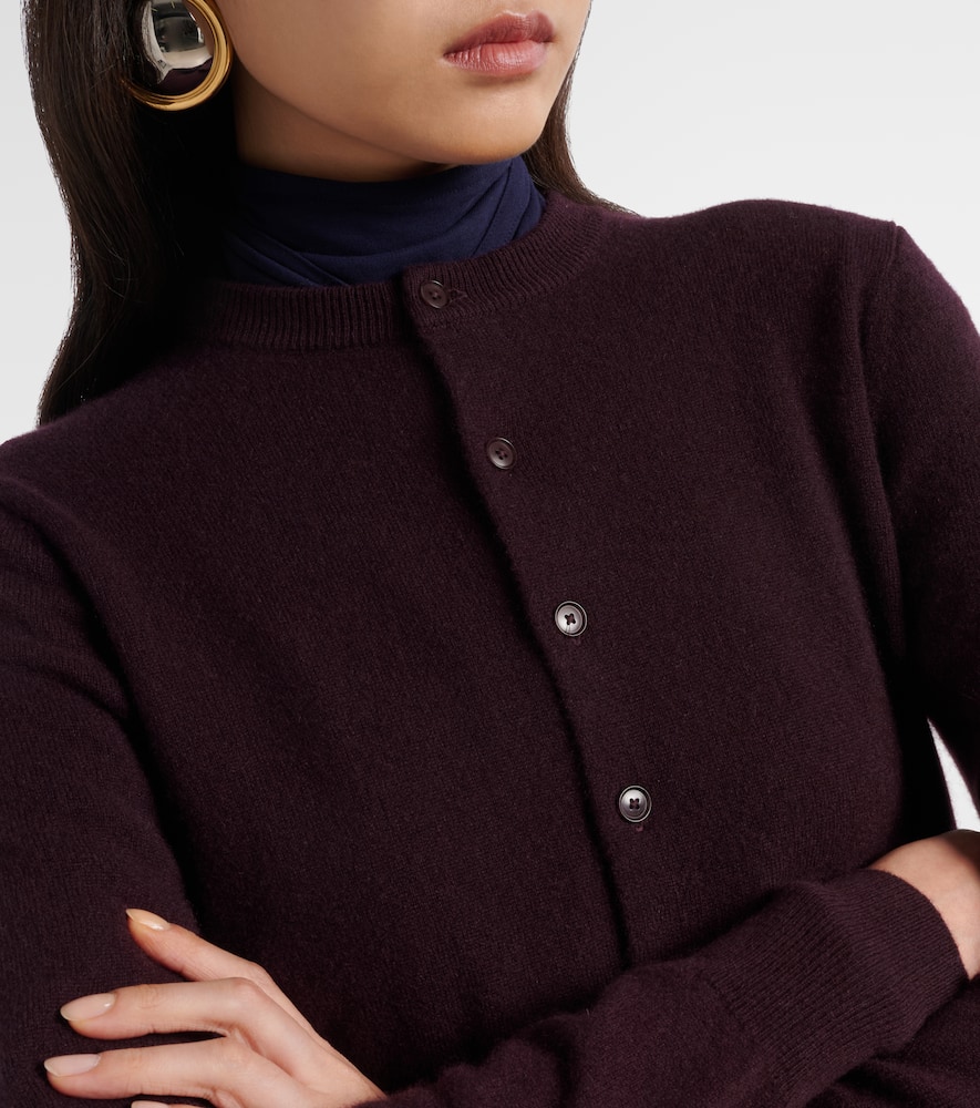 Extreme Cashmere Blouson Cashmere Cardigan In Brown