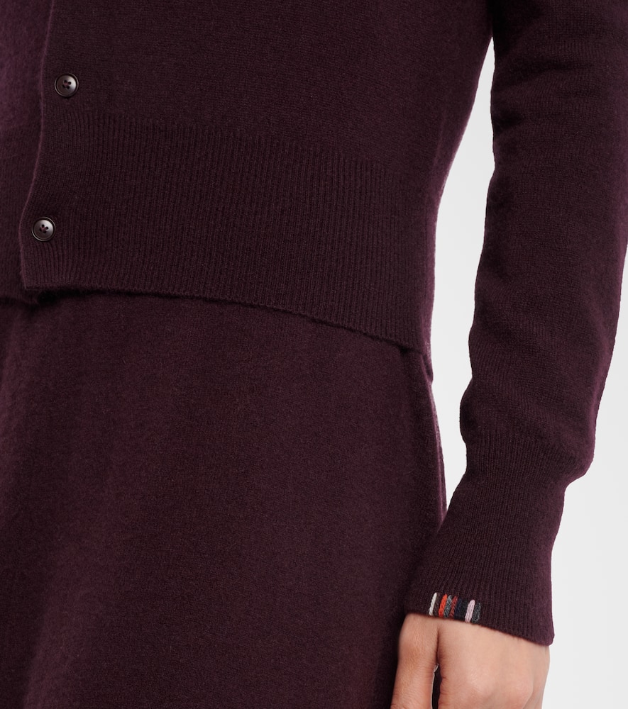 Extreme Cashmere Blouson Cashmere Cardigan In Brown