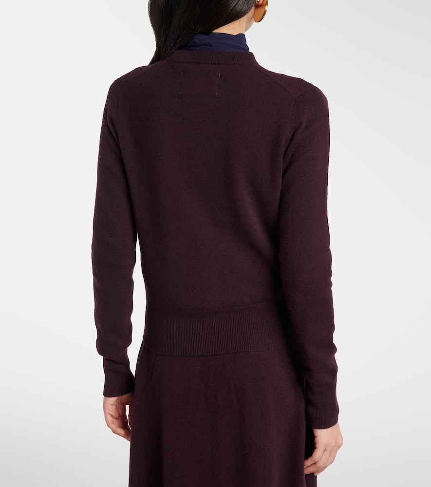 Extreme Cashmere Blouson Cashmere Cardigan In Brown