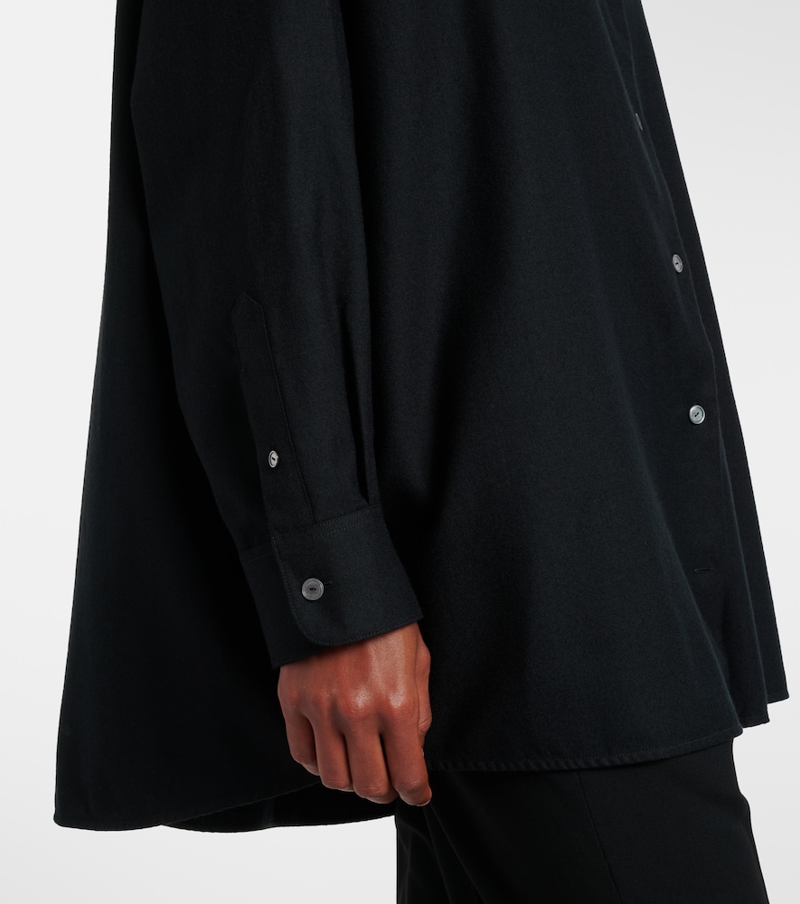  The Row The Row Hemd Luka Aus Schurwollflanell 