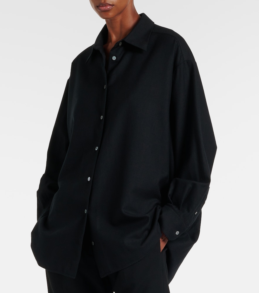 Luka Virgin Wool Flannel Shirt