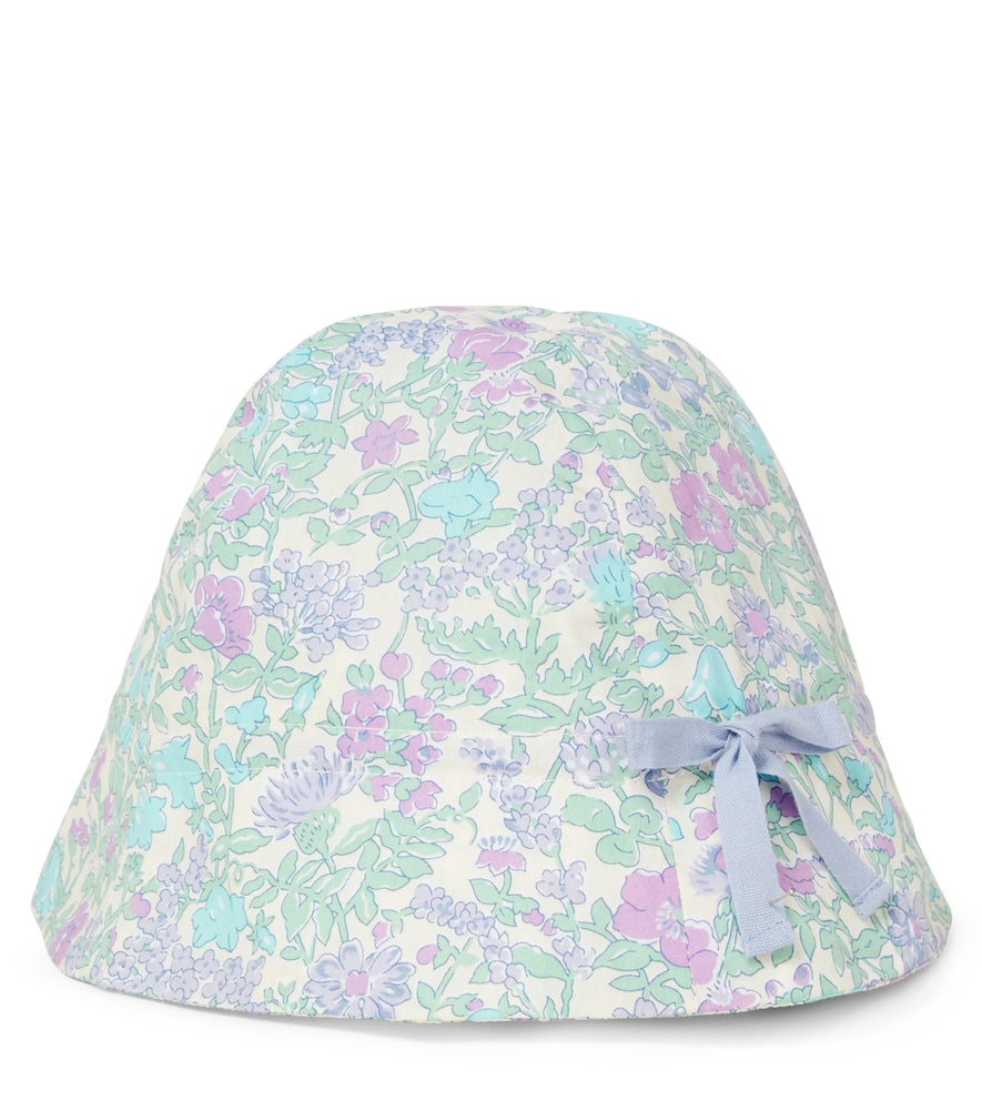 Bonpoint Multicoloured Baby Grigri Bow-Detail Floral Cotton Hat - Mytheresa
