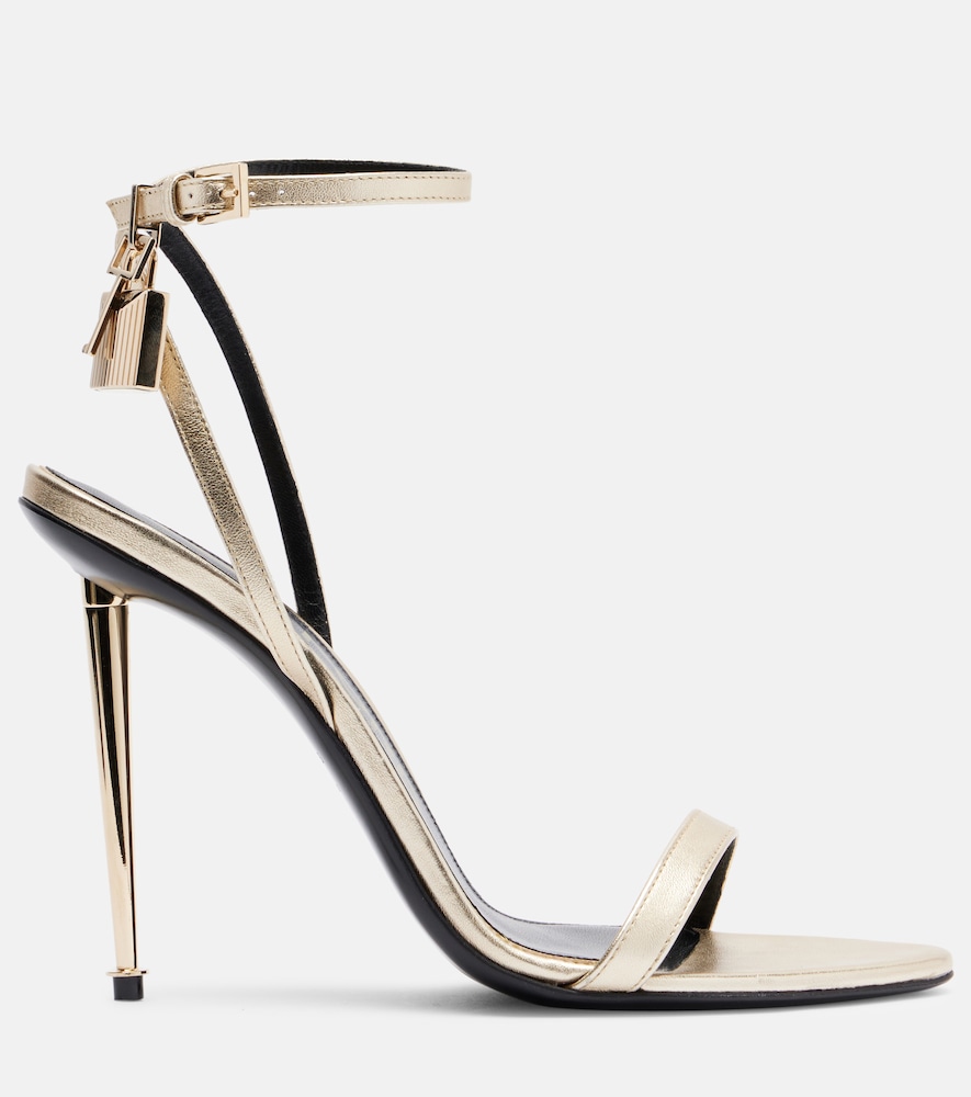  Tom Ford Tom Ford Metallic Leather Sandals 
