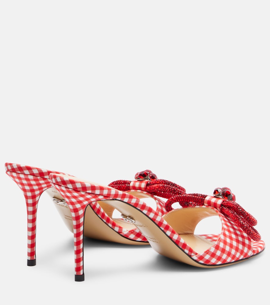  Mach & Mach Mach & Mach Double Bow 85 Gingham Mules 