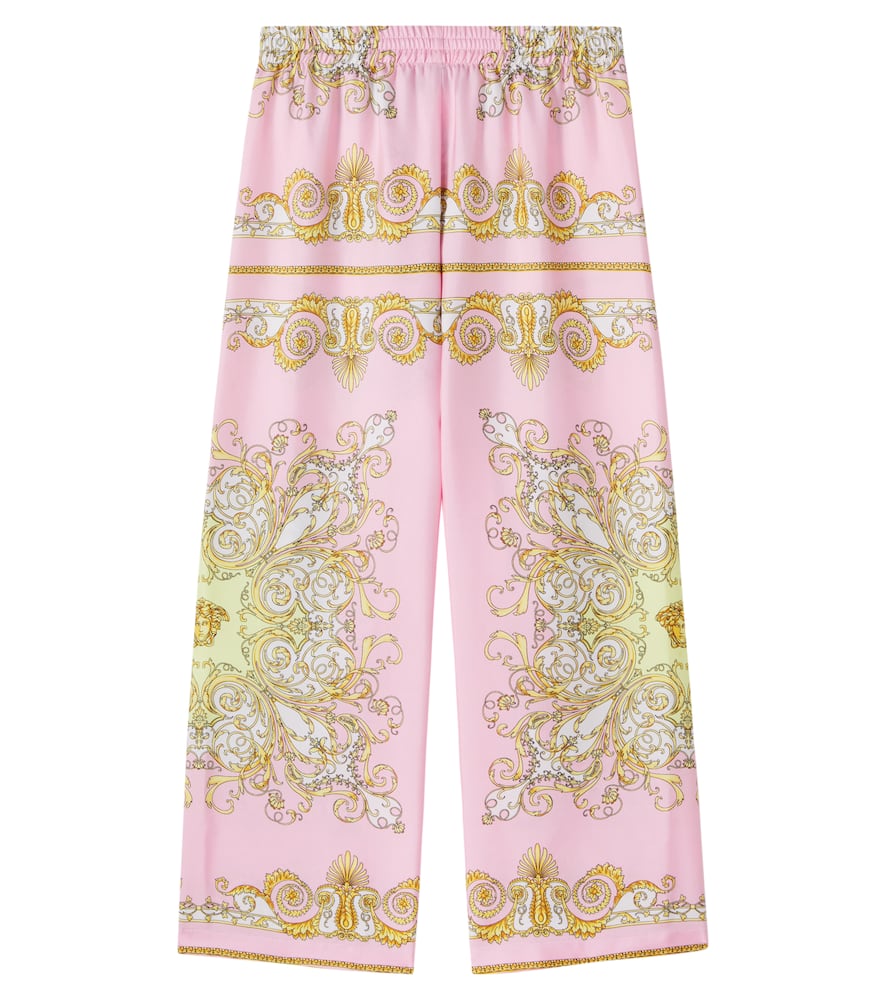 Pantaloni Spring Barocco in twill di seta