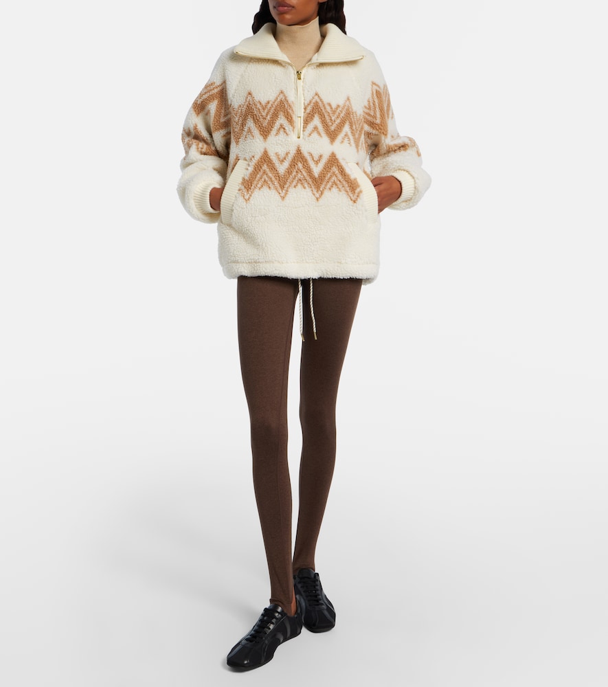 Varley Hendrik jacquard teddy jacket