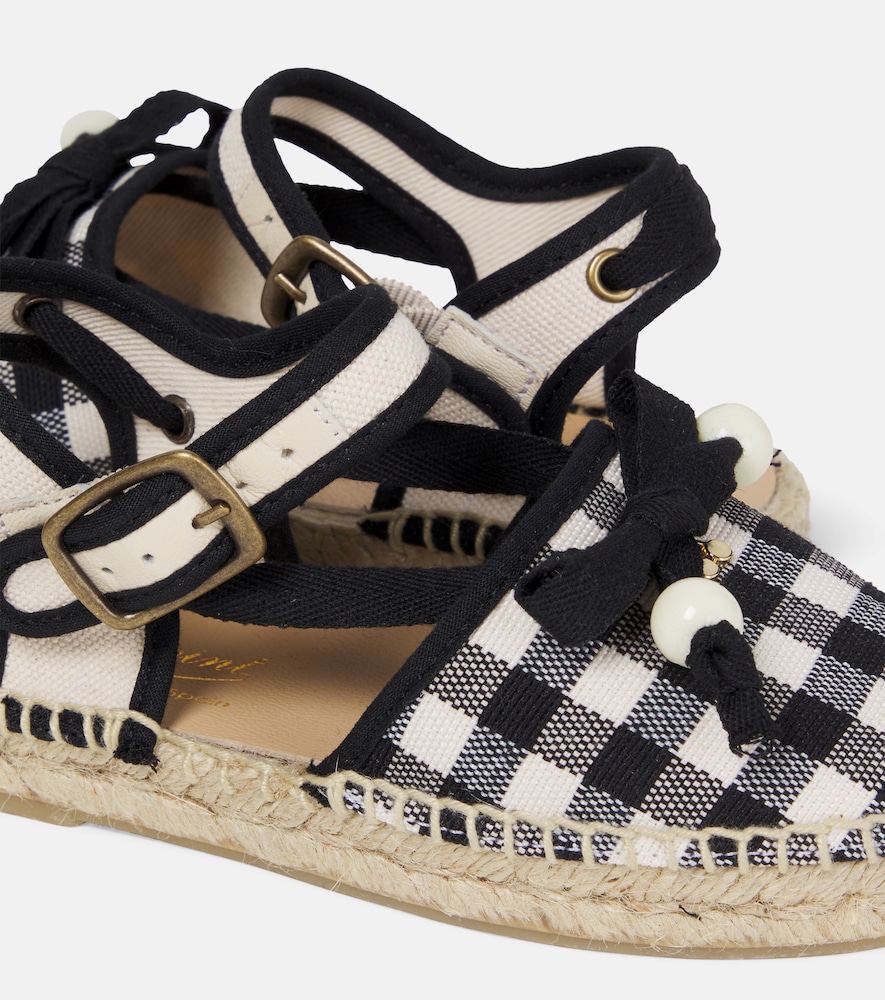  Bonpoint Bonpoint Evila Gingham Espadrilles 