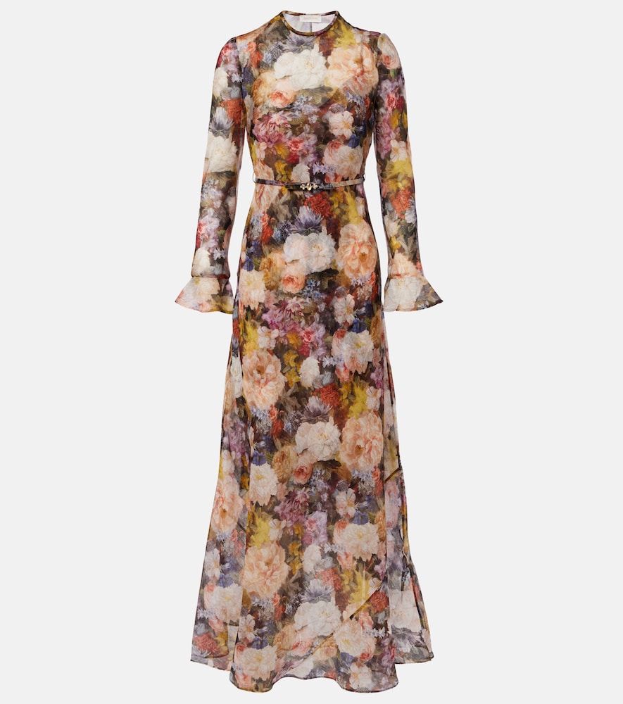 Zimmermann Alchemy belted floral maxi dress