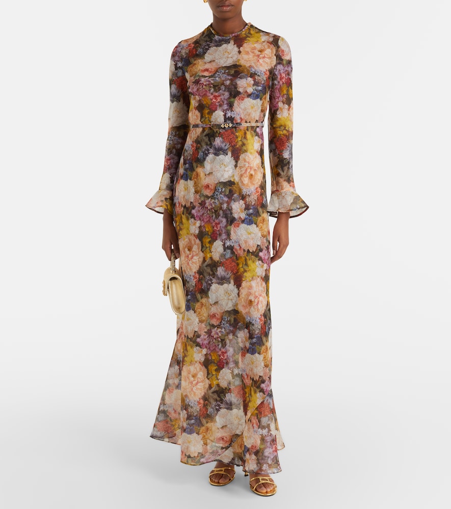 Zimmermann Alchemy belted floral maxi dress