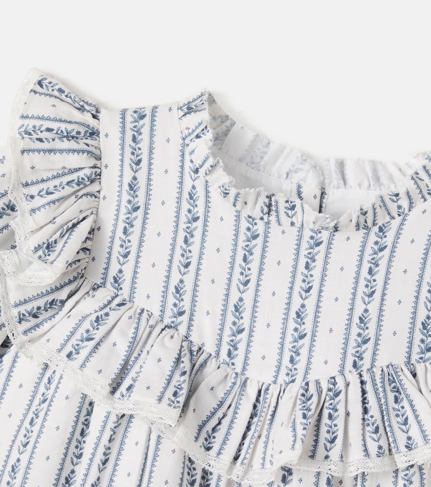  C'era Una Volta C'era Una Volta Bedrucktes Kleid Raffaella Aus Baumwolle 