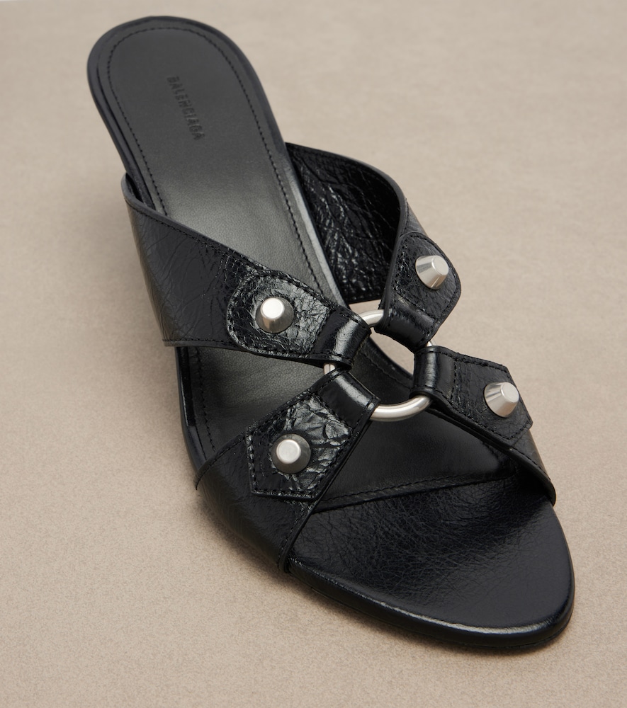  Balenciaga Balenciaga Cagole Leather Mules 