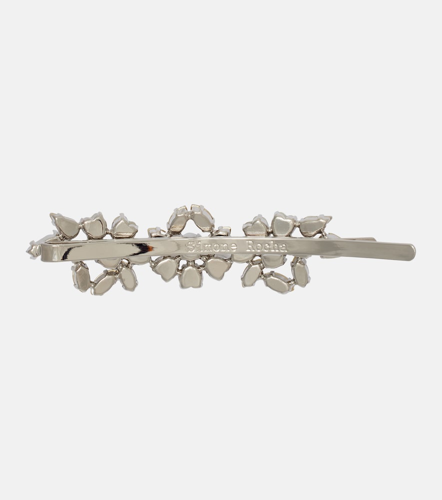  Simone Rocha Simone Rocha Haarspange Heartbloom Mit Kristallen 